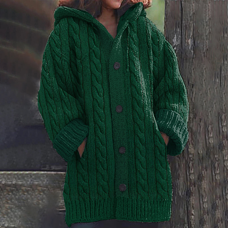 Anmutig gestaltete Strickjacke