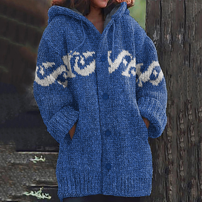 Zeitloser Vintage-Stil Strickjacke