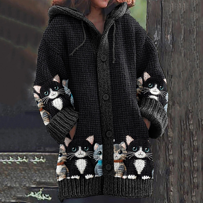 Klassisch gestaltete Strickjacke