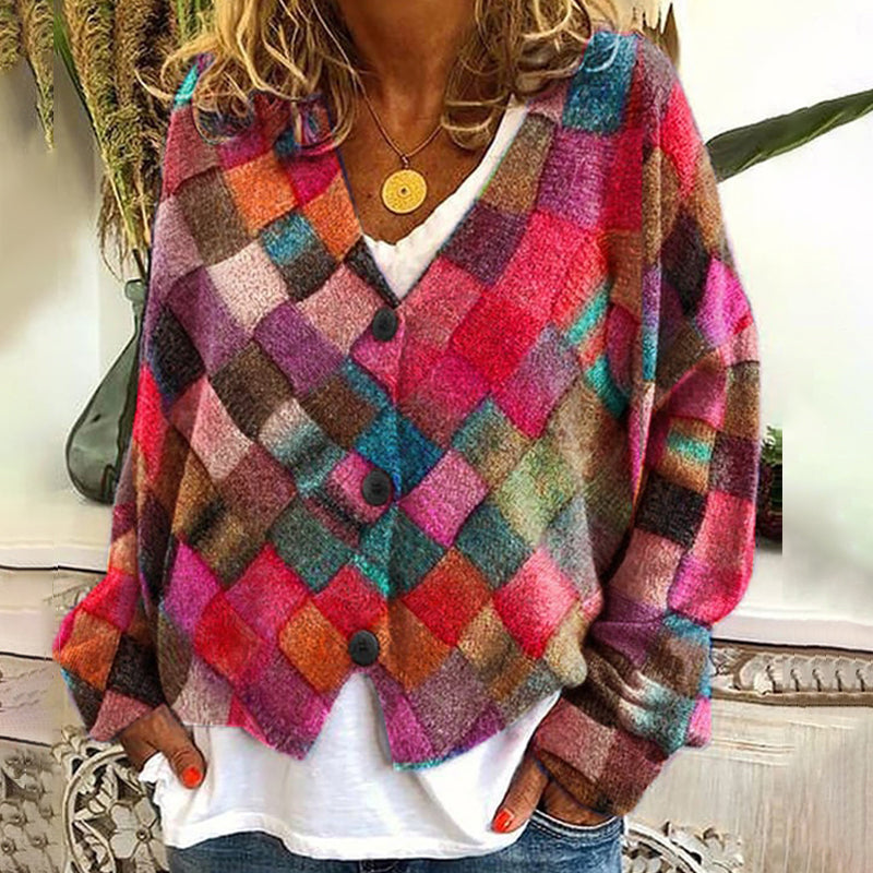 Wunderschön gefertigte Strickjacke