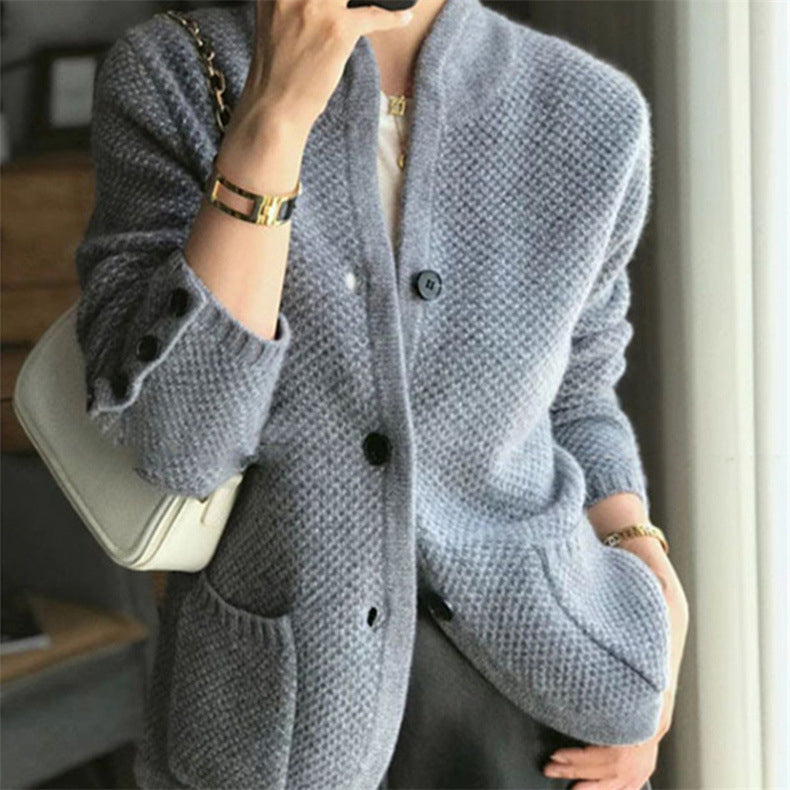 Klassische Vintage Strickjacke