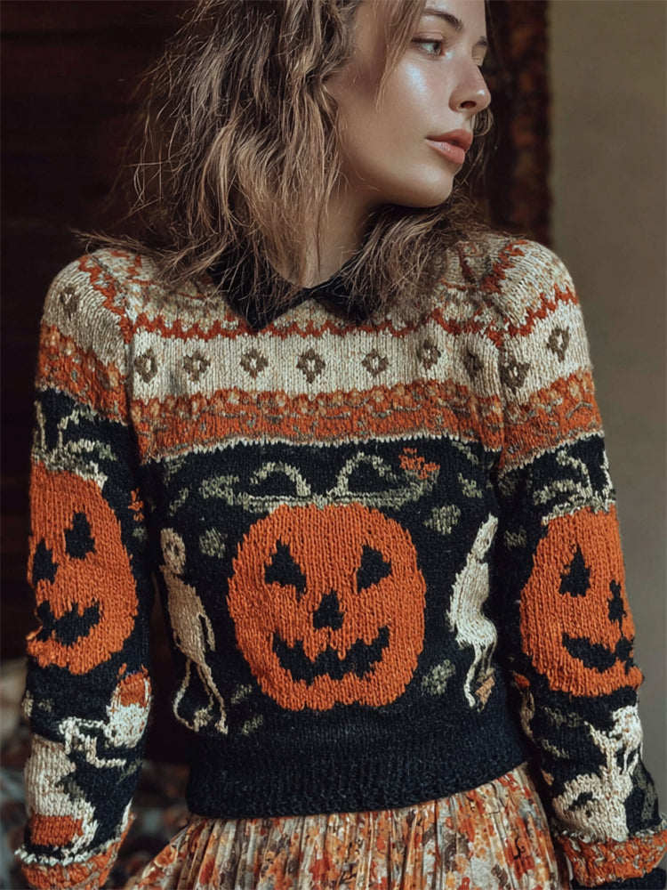 Zeitloser Vintage-Stil Pullover