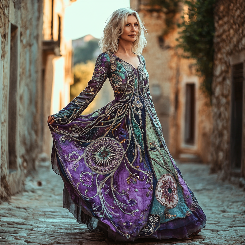 Klassische Vintage Kleid