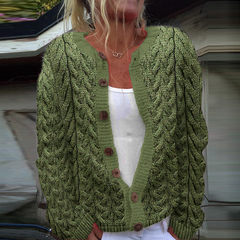 Elegant gestaltete Strickjacke