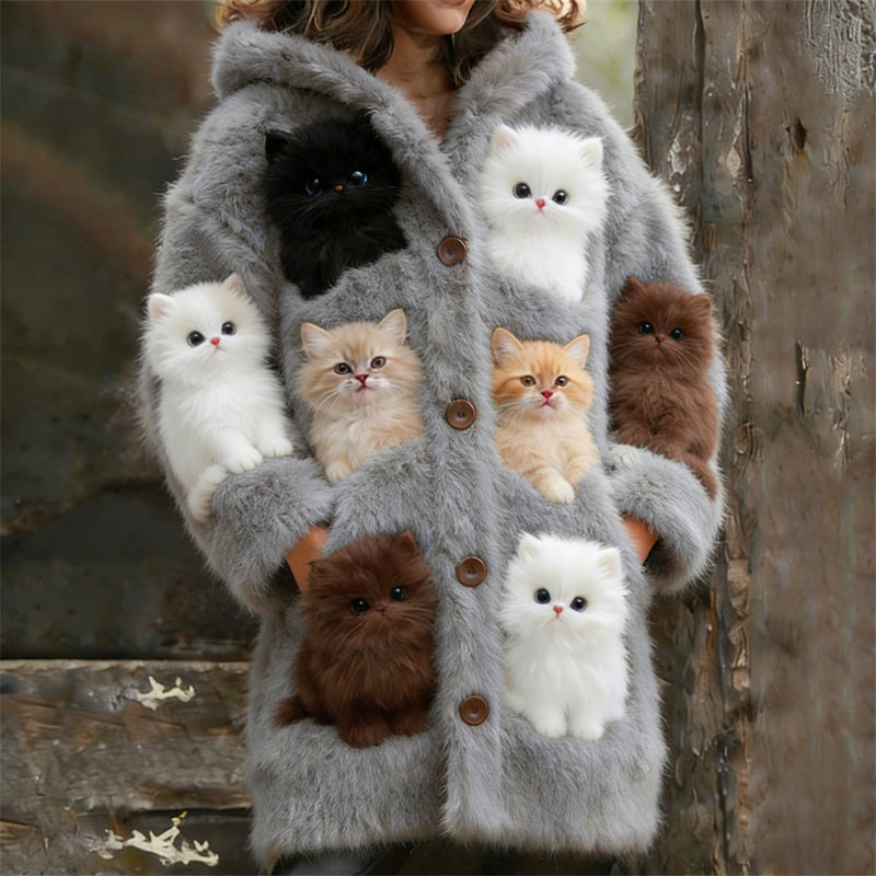 Anmutig gestaltete Strickjacke