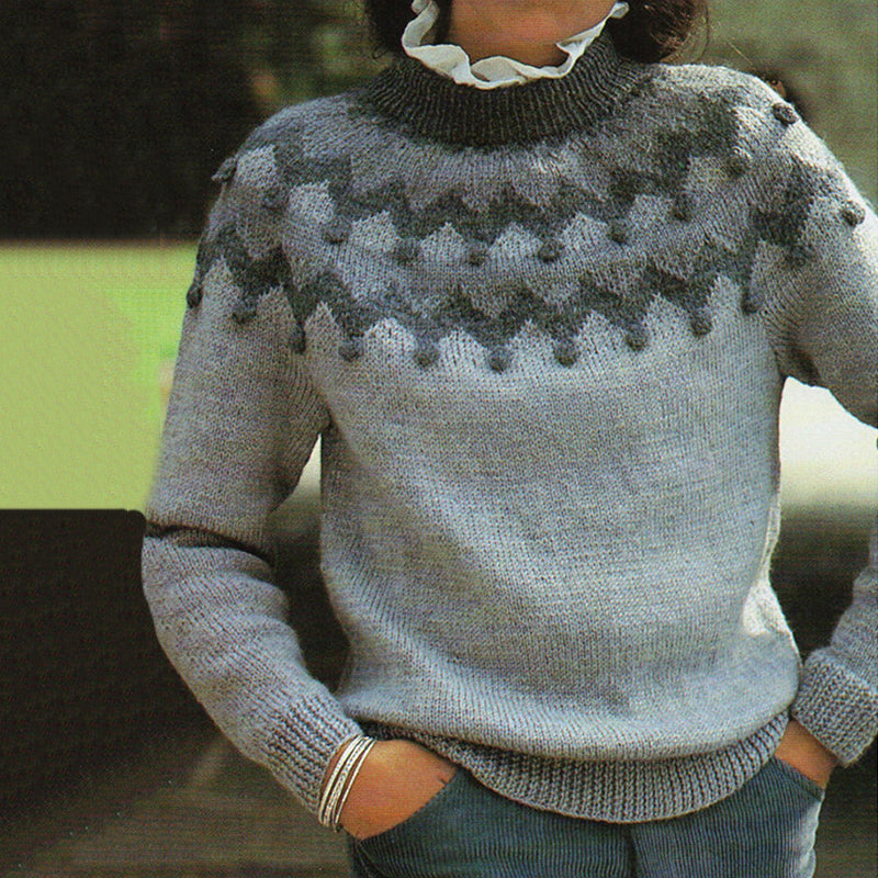 Zeitloser Vintage-Stil Pullover