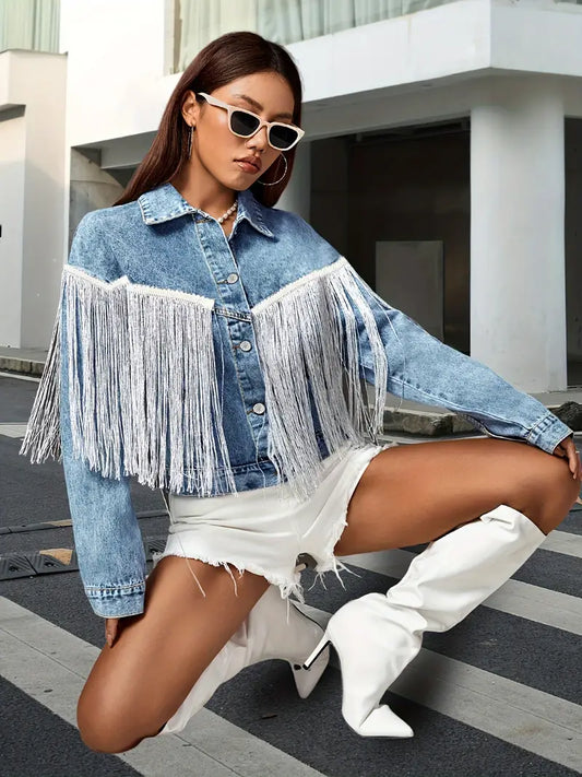 MW | Vintage Tassel Jacket für Frauen