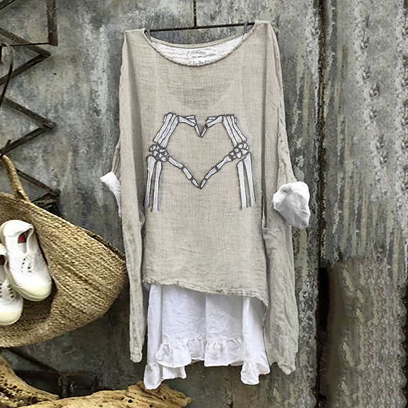 Zeitloser Vintage-Stil Bluse
