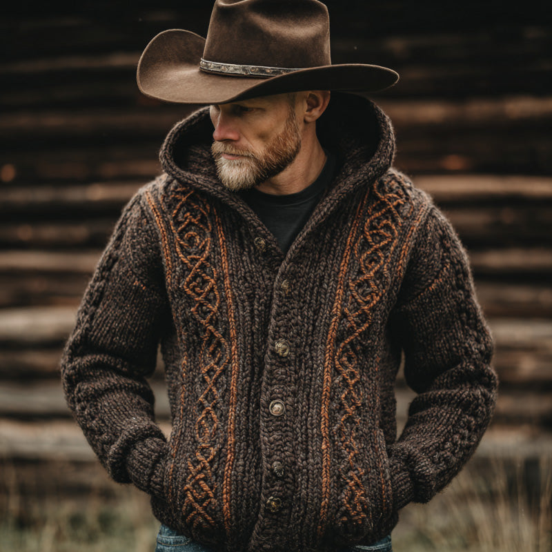 Klassisch gestaltete Strickjacke