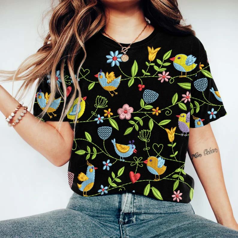 Zeitloser Vintage-Stil T-Shirt