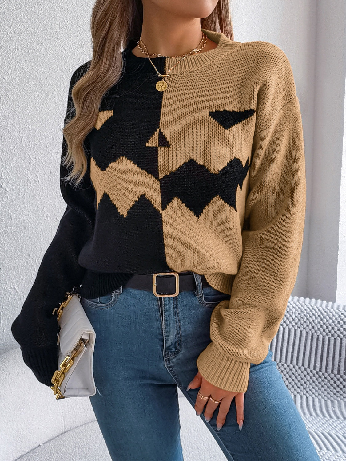 Klassisch gestaltete Pullover