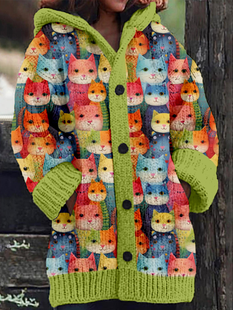 Klassisch gestaltete Strickjacke