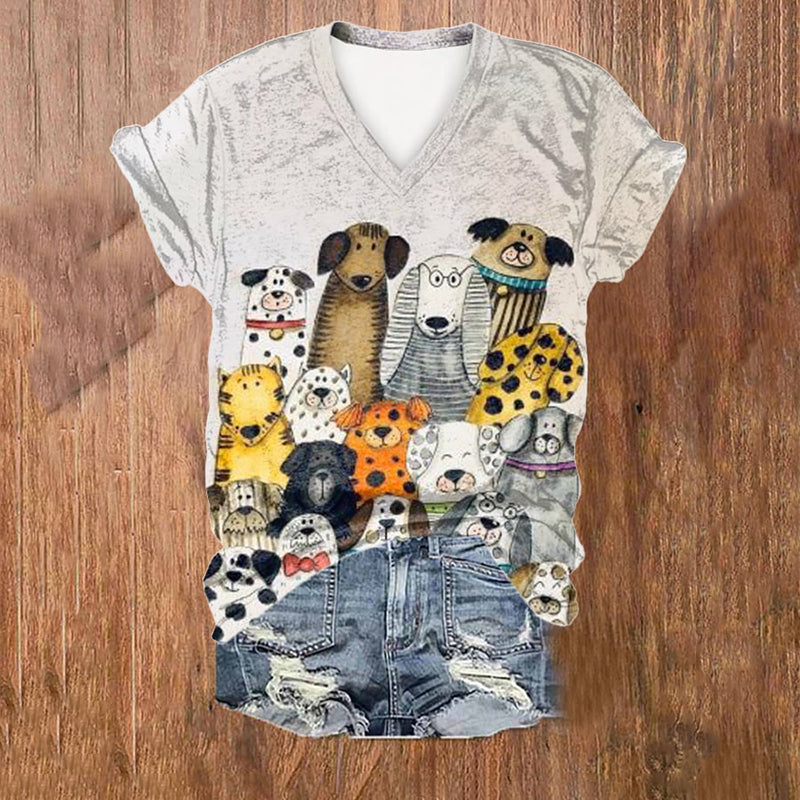 Zeitloser Vintage-Stil T-Shirt