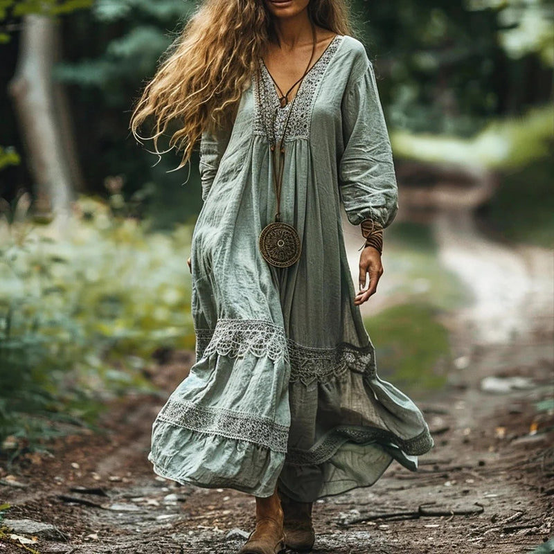 Anmutig gestaltete Kleid