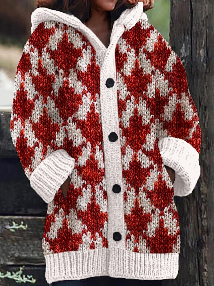 Zeitloser Vintage-Stil Strickjacke