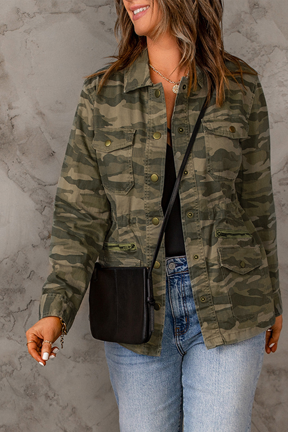 Durchdacht gestaltete Jacke