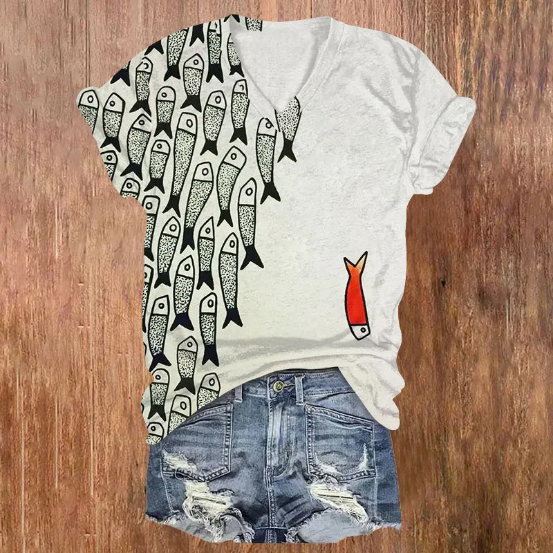 Elegant gestaltete T-Shirt
