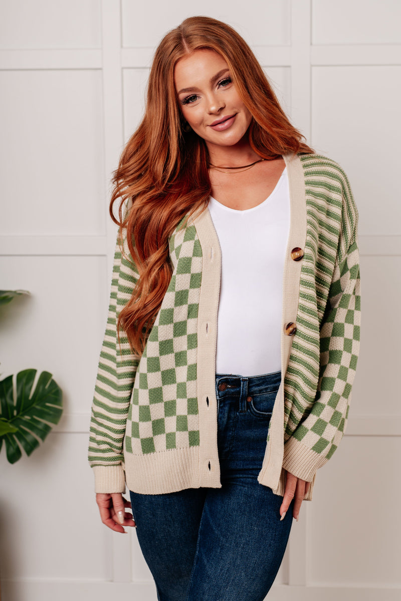 Zeitloser Vintage-Stil Strickjacke