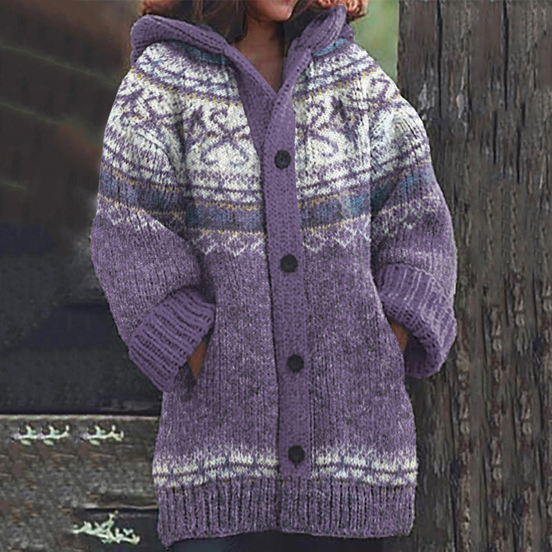 Klassische Vintage Strickjacke