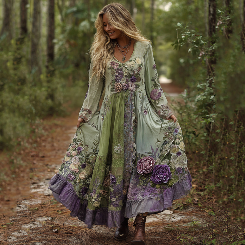 Klassische Vintage Kleid