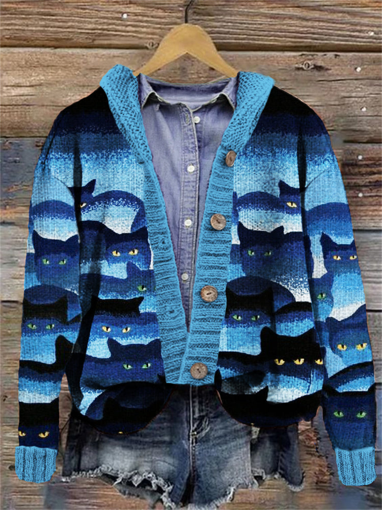 Zeitloser Vintage-Stil Strickjacke