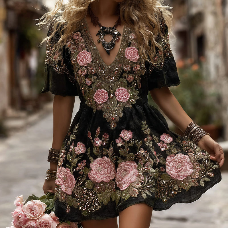 Klassische Vintage Kleid