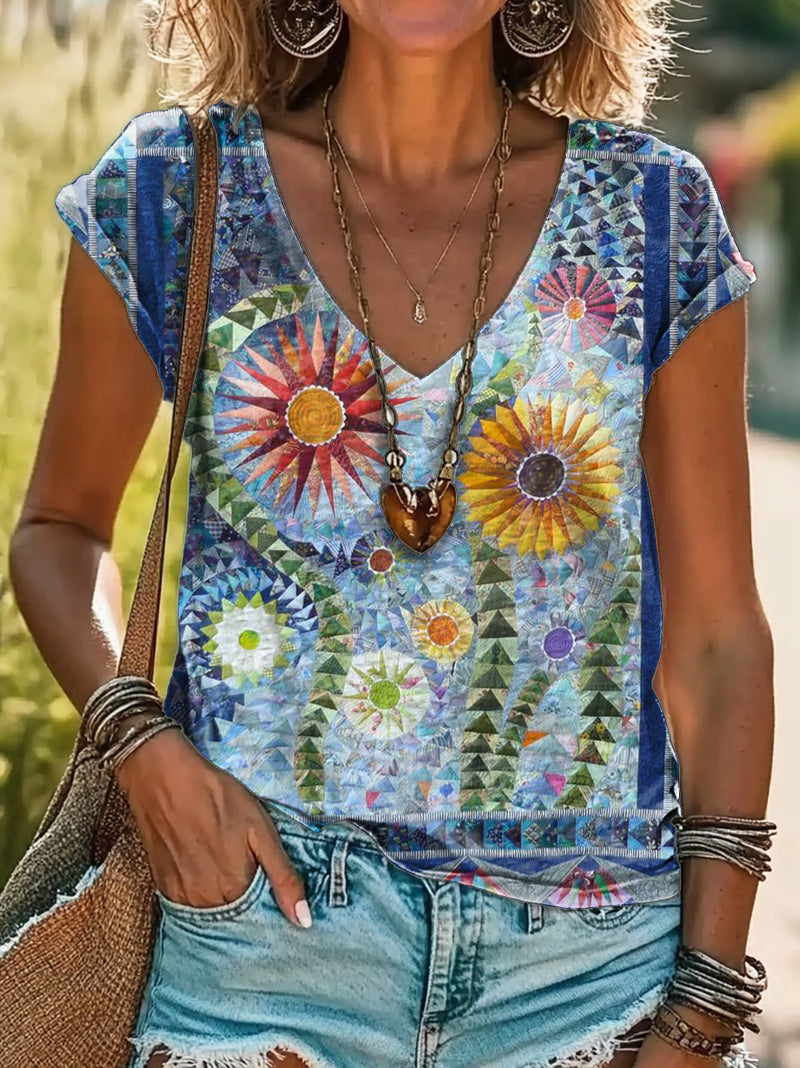 Anmutig gestaltete T-Shirt