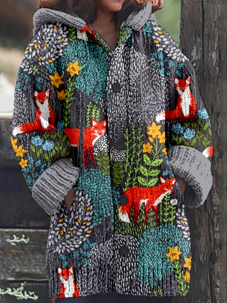 Zeitloser Vintage-Stil Strickjacke