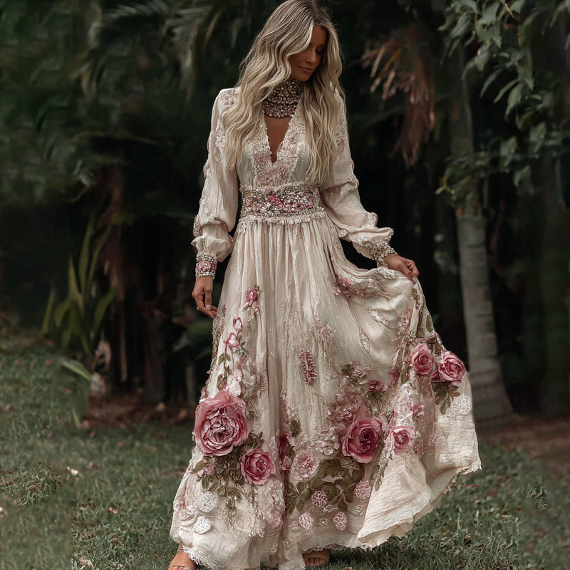 Klassisch gestaltete Kleid