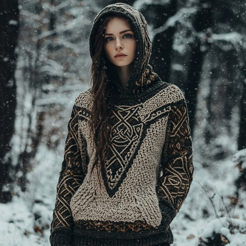 Zeitloser Vintage-Stil Pullover