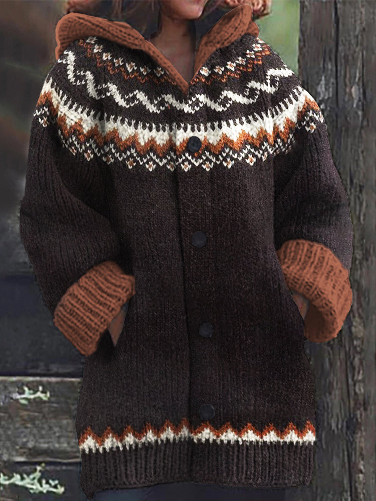 Vintage inspirierte Strickjacke