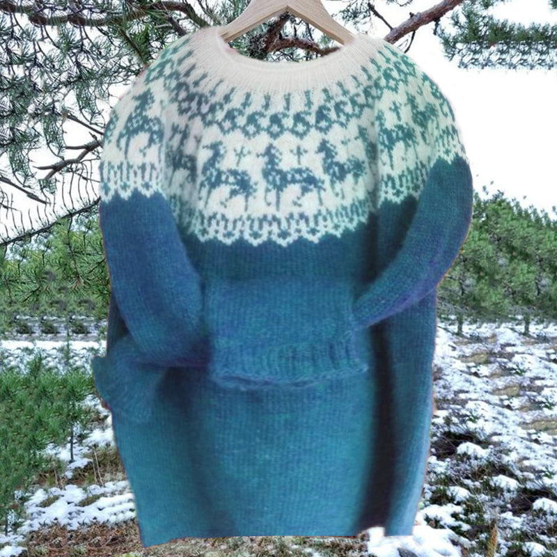 Zeitloser Vintage-Stil Pullover
