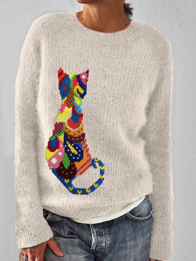 Zeitloser Vintage-Stil Pullover