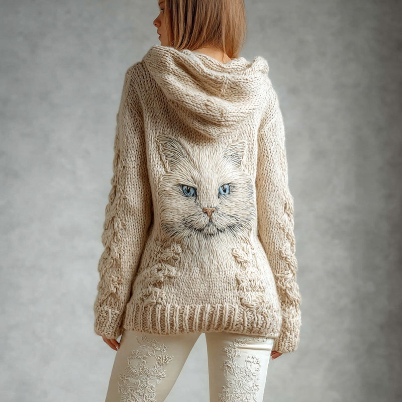 Wunderschön gefertigte Strickjacke