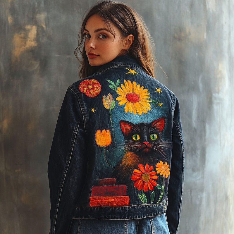 Zeitloser Vintage-Stil Jacke