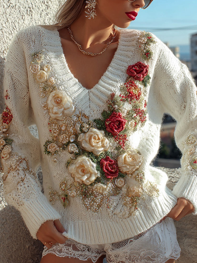 Klassischer Vintage-Pullover