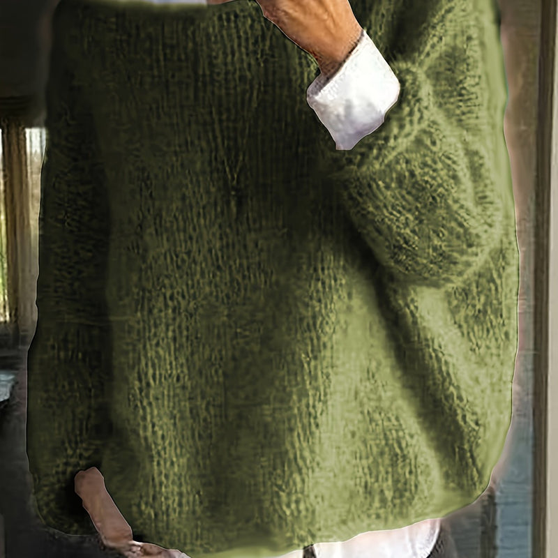 JO | Gemütlicher übergroßer Strickpullover