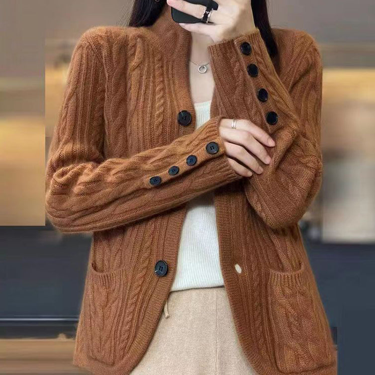Klassische Vintage Strickjacke