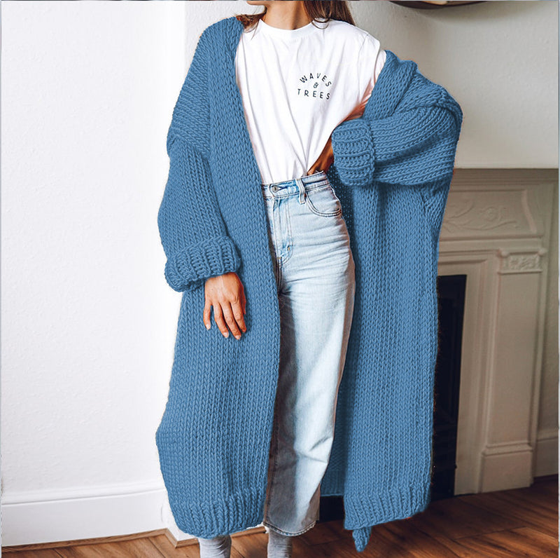 Durchdacht gestaltete Strickjacke