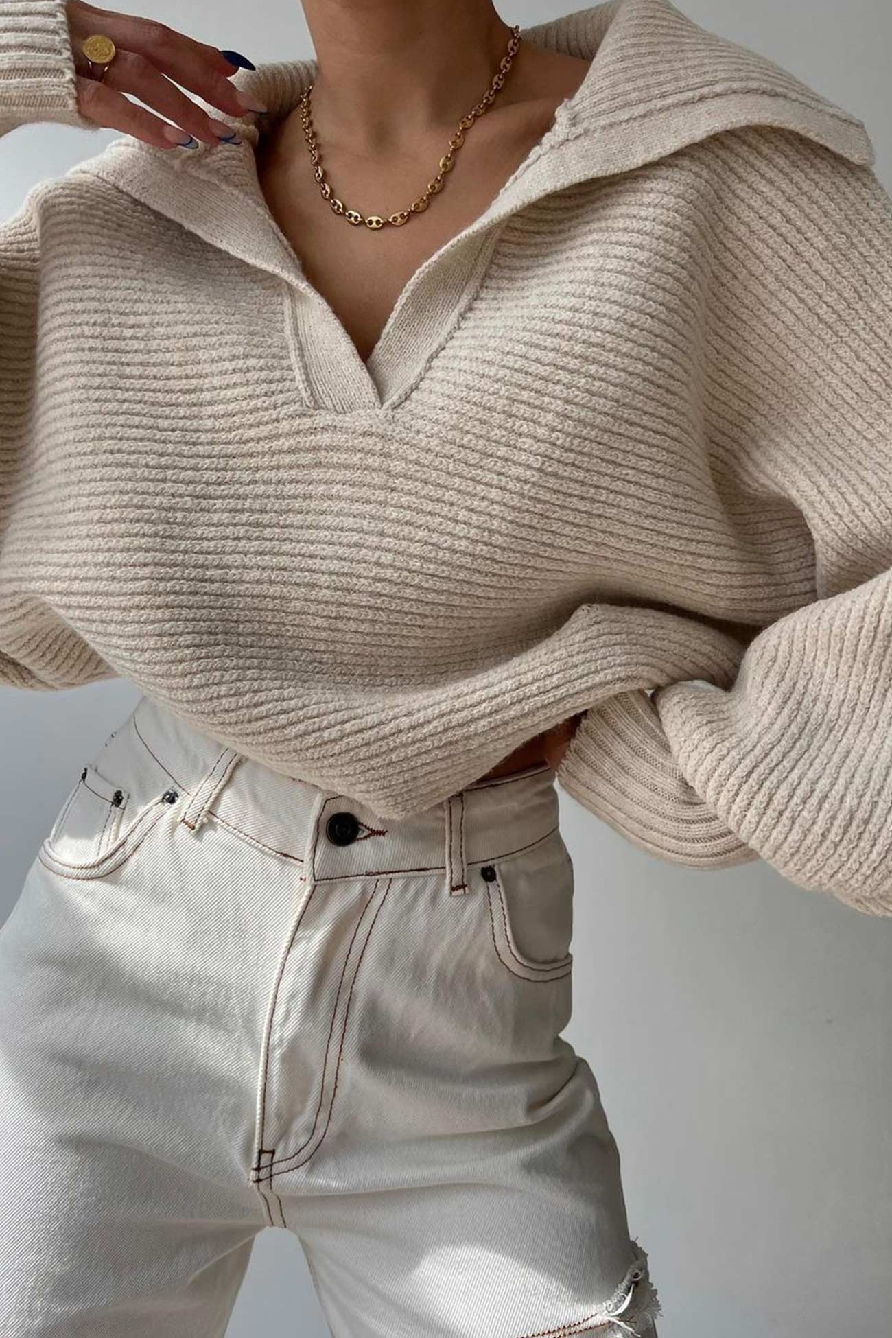 Durchdacht gestaltete Pullover