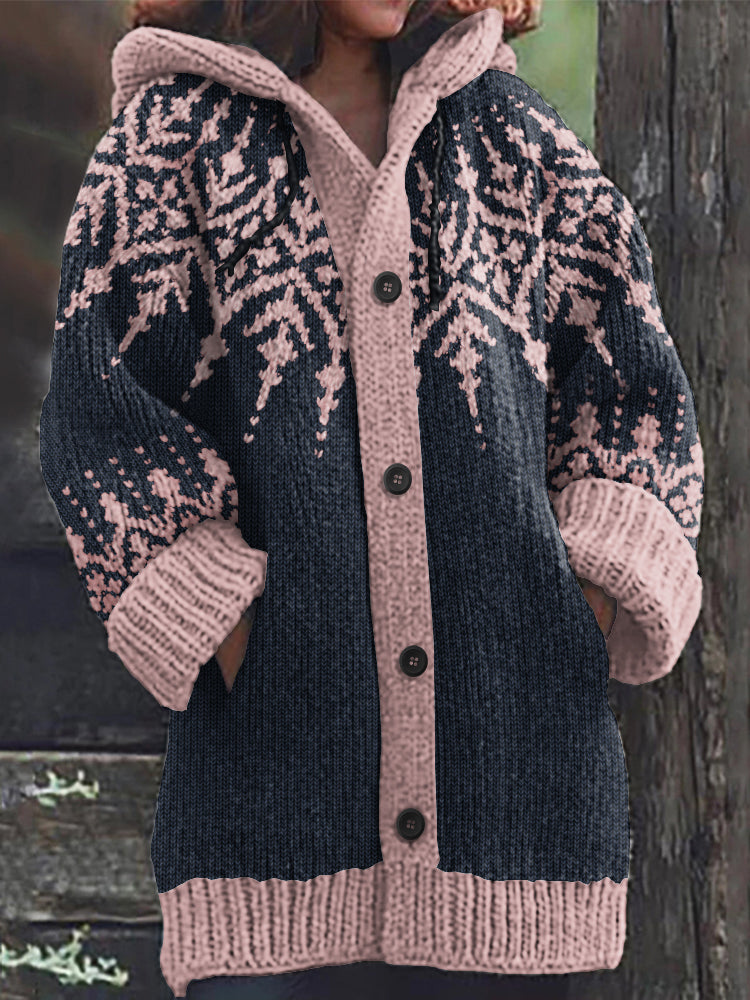 Zeitloser Vintage-Stil Strickjacke