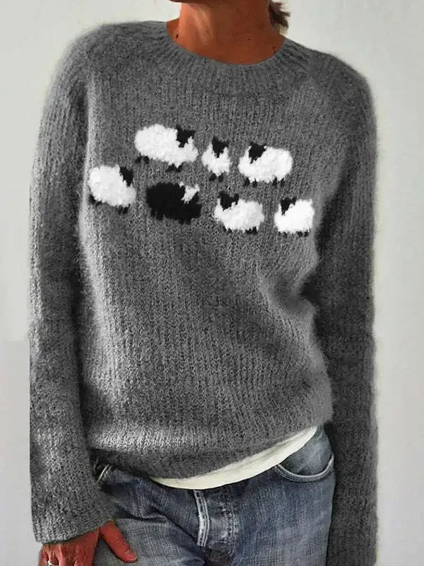 Zeitloser Vintage-Stil Pullover