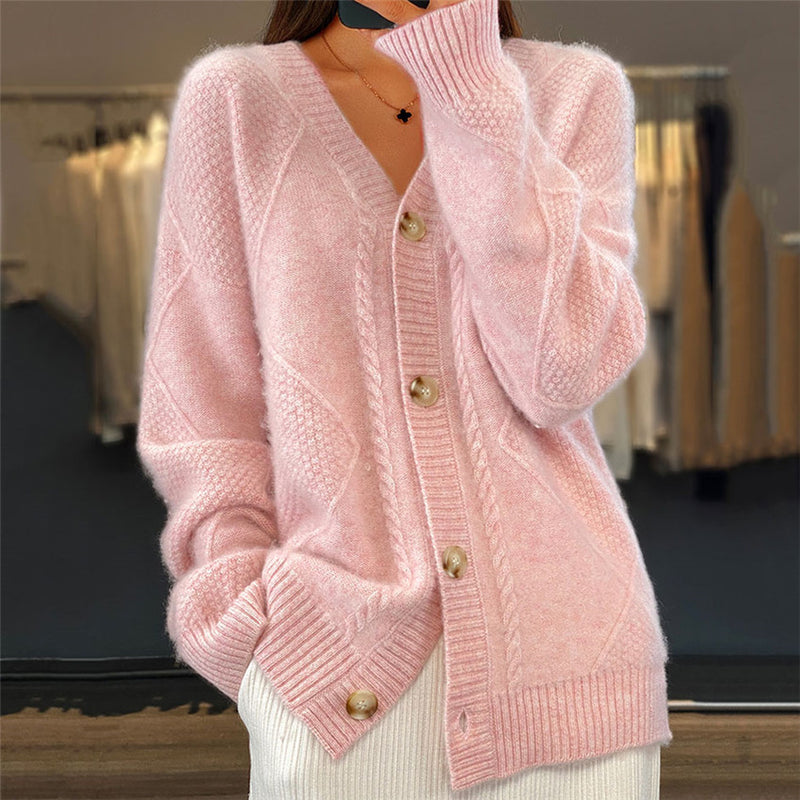 Klassische Vintage Strickjacke