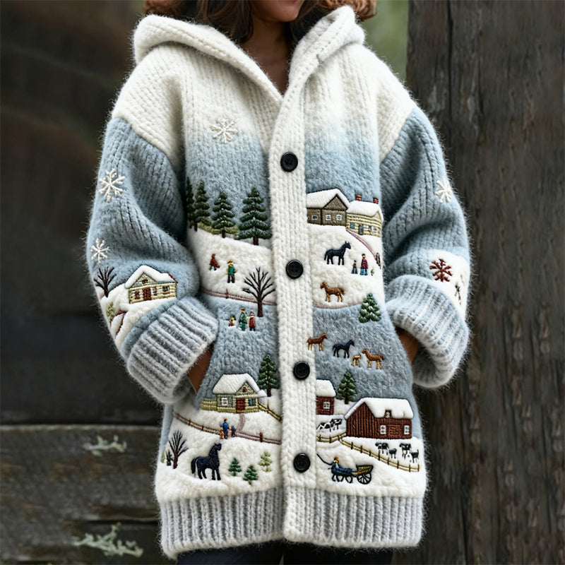 Elegant gestaltete Strickjacke