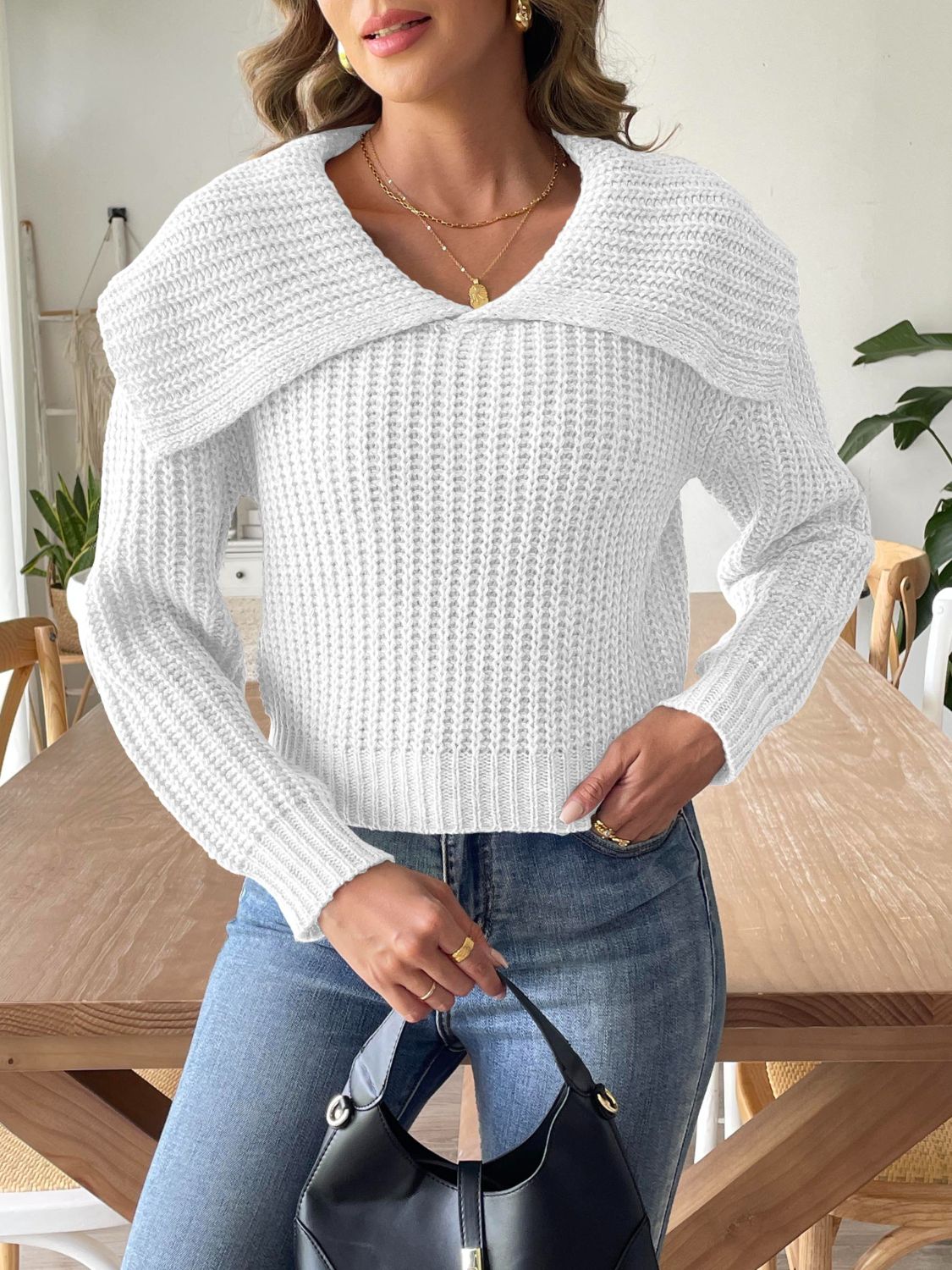 Zeitloser Vintage-Stil Pullover