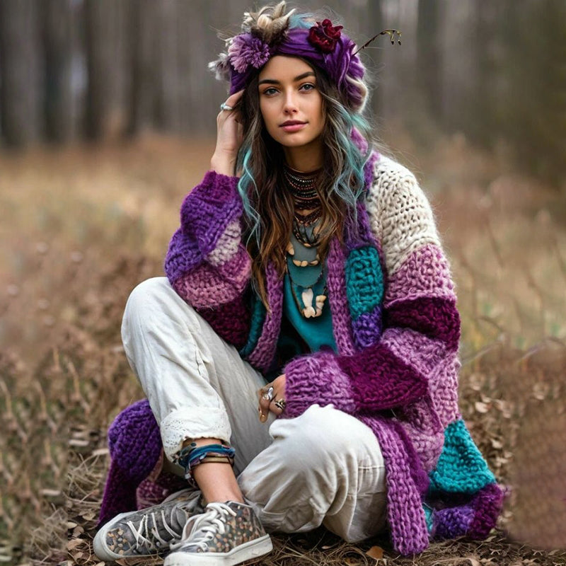 Klassisch gestaltete Strickjacke