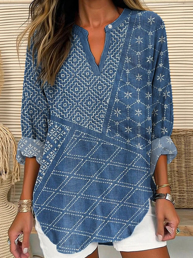 Zeitloser Vintage-Stil Hemd