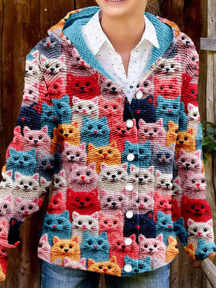 Anmutig gestaltete Strickjacke