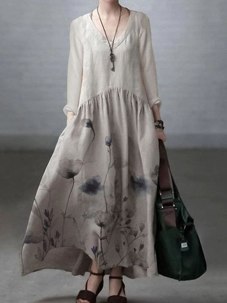 Klassisch gestaltete Kleid