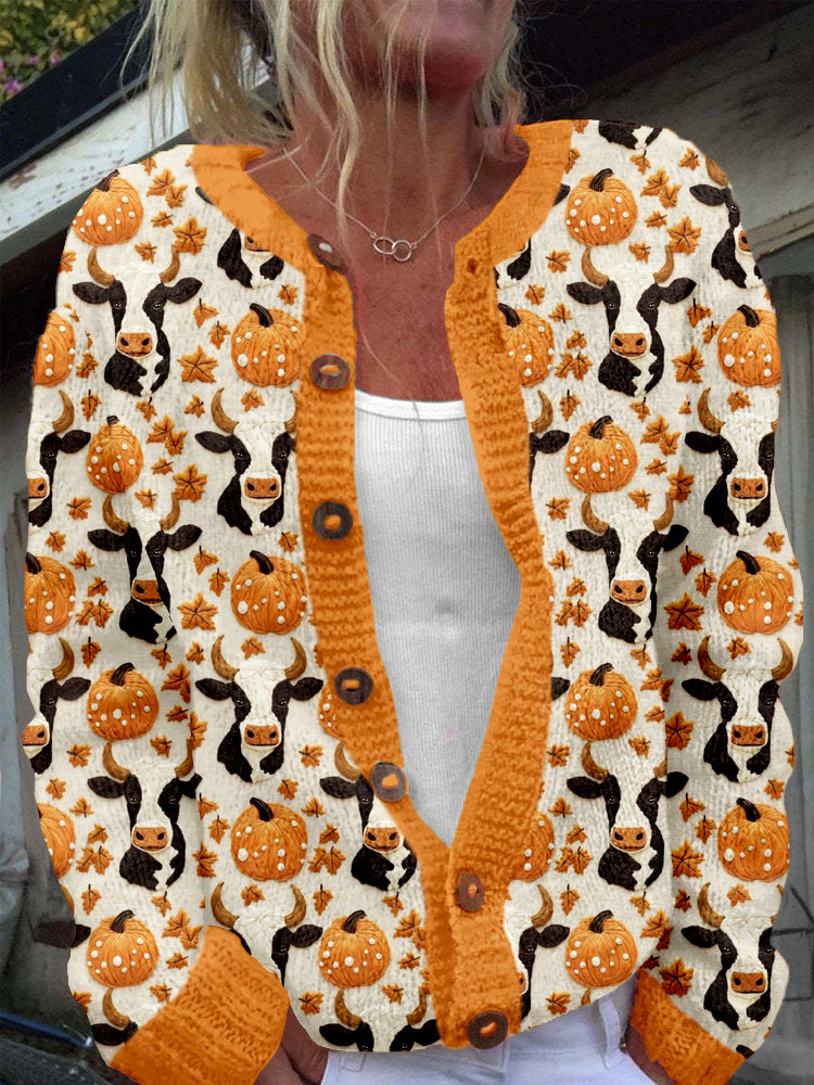 Anmutig gestaltete Strickjacke